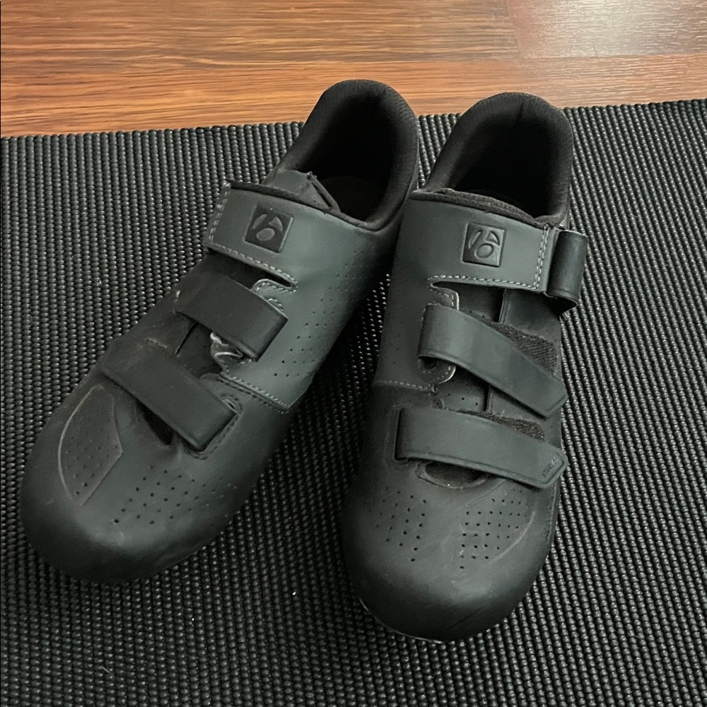 Black Athletic Cycling Shoes